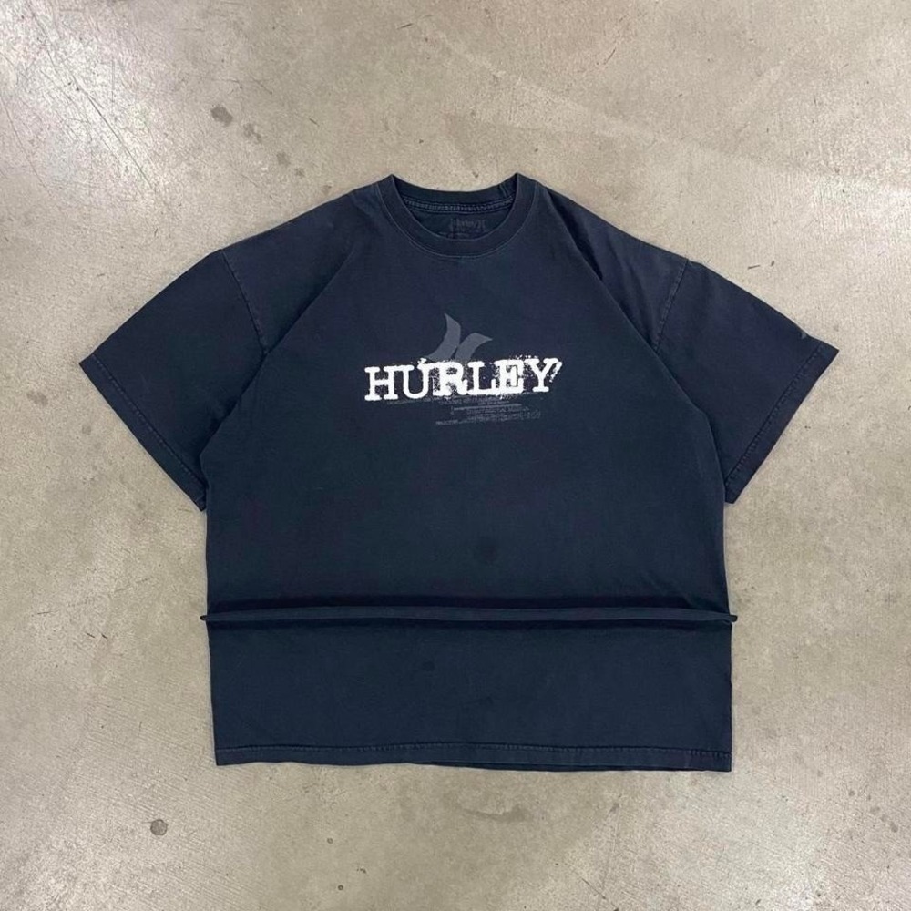 Vintage Y2K Hurley Skate 2000s T-Shirt Size XXL